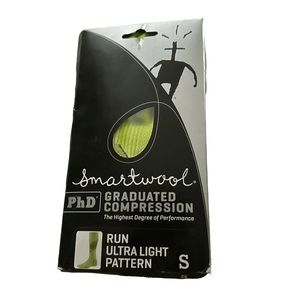 SmartWool PhD Graduated Compression Run Ultra Light Pattern Sleeve Sock